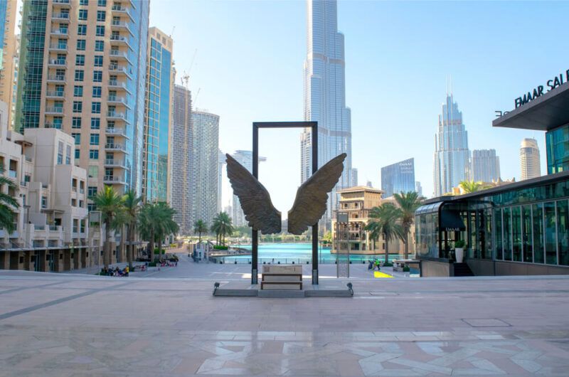 sculptures to find around Burj Khalifa